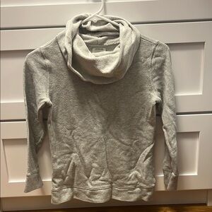 Crewcuts Gray Cowl Neck Sweatshirt Relaxed Fit